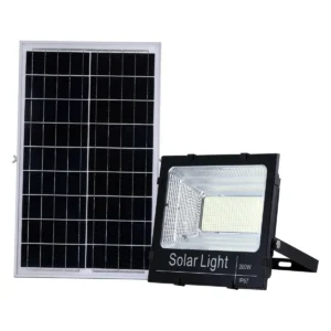 LED прожектор SL-SF-200 на 200W на сонячній батареї з ПДУ